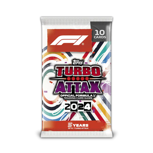 Topps Formula 1 Turbo Attax 2024 Booster Pakke Kortspil
