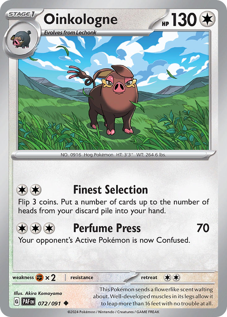 Oinkologne⁣ - Paldean Fates⁣ (Uncommon)⁣ [072] English / Near Mint / Normal