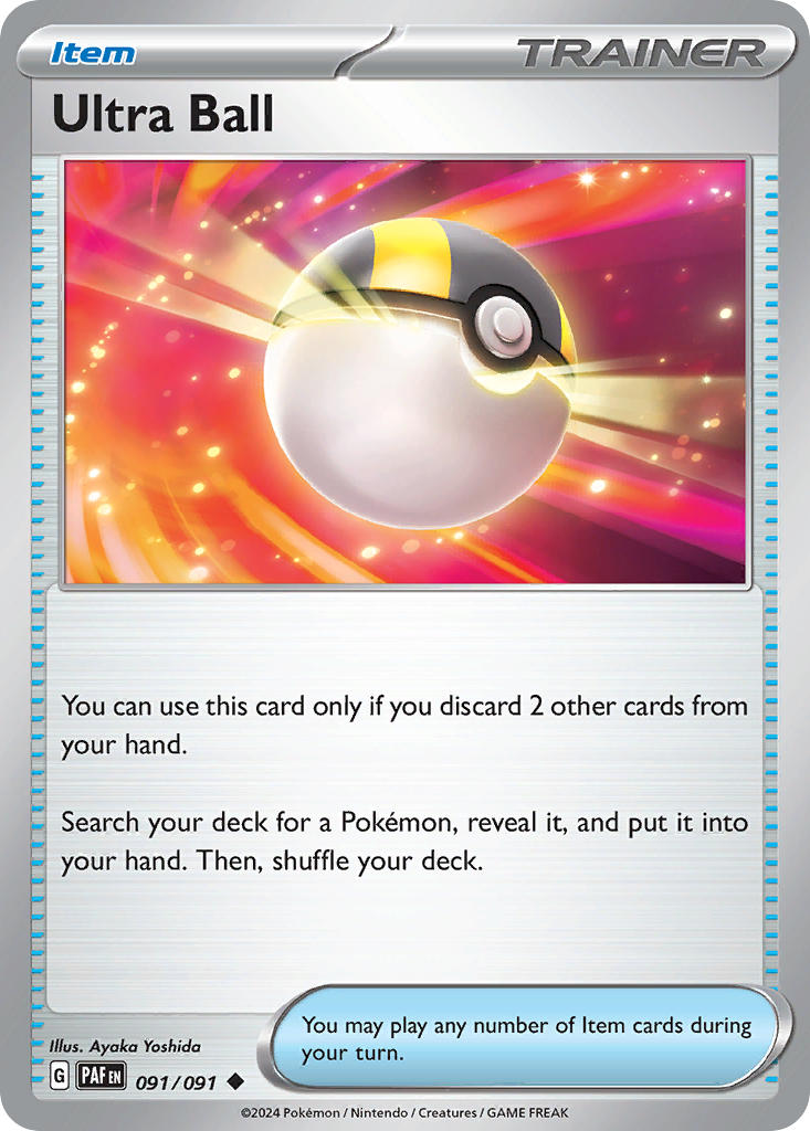 Ultra Ball⁣ - Paldean Fates⁣ (Uncommon)⁣ [091] English / Near Mint / Reverse-Holo Normal
