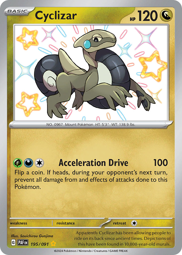 Cyclizar⁣ - Paldean Fates⁣ (Shiny Rare)⁣ [195] English / Near Mint / Normal