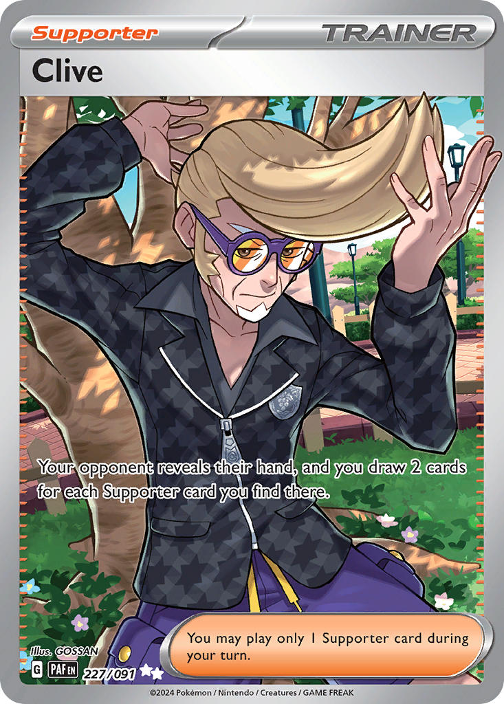 Clive⁣ - Paldean Fates⁣ (Ultra Rare)⁣ [227] English / Near Mint / Normal