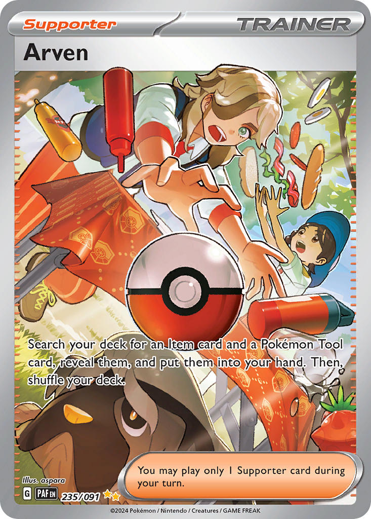 Arven⁣ - Paldean Fates⁣ (Special Illustration Rare)⁣ [235] English / Near Mint / Normal
