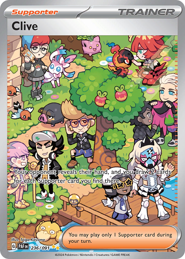 Clive⁣ - Paldean Fates⁣ (Special Illustration Rare)⁣ [236] English / Near Mint / Normal