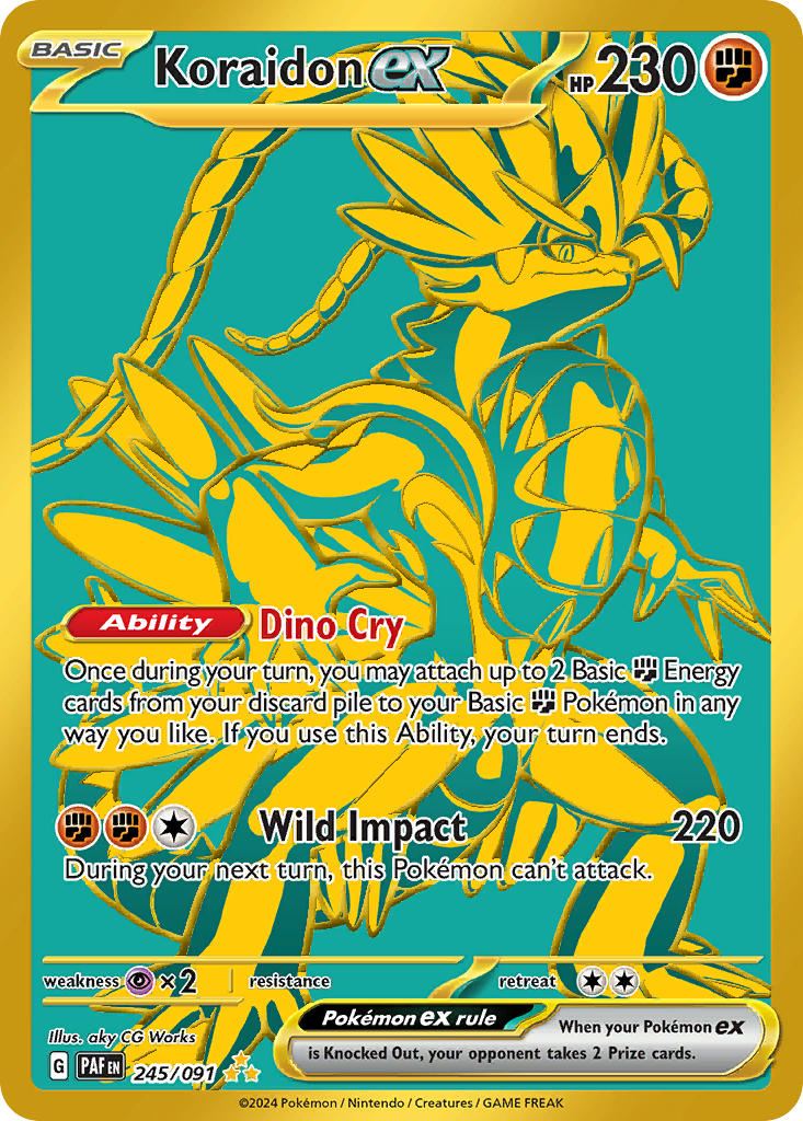 Koraidon ex⁣ - Paldean Fates⁣ (Secret Rare)⁣ [245] English / Near Mint / Normal