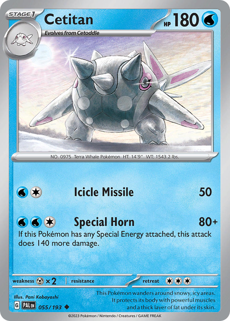 Cetitan⁣ - Paldea Evolved⁣ (Uncommon)⁣ [055] English / Near Mint / Normal