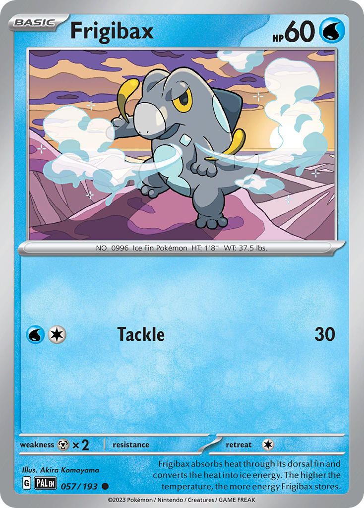 Frigibax⁣ - Paldea Evolved⁣ (Common)⁣ [057] English / Near Mint / Reverse-Holo Normal