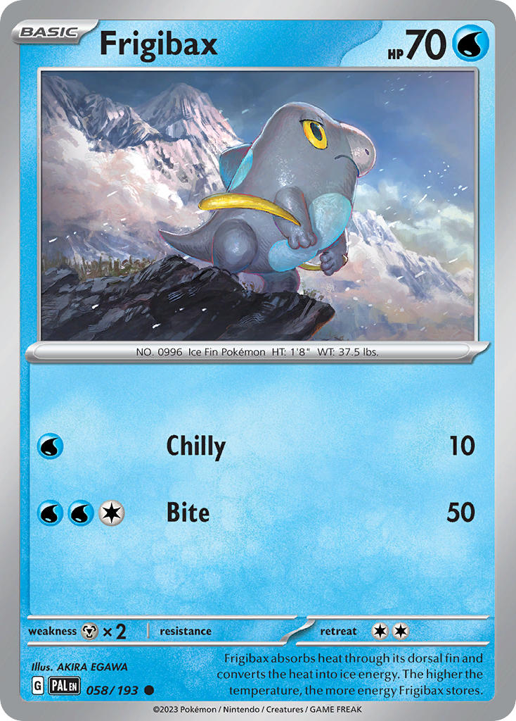 Frigibax⁣ - Paldea Evolved⁣ (Common)⁣ [058]