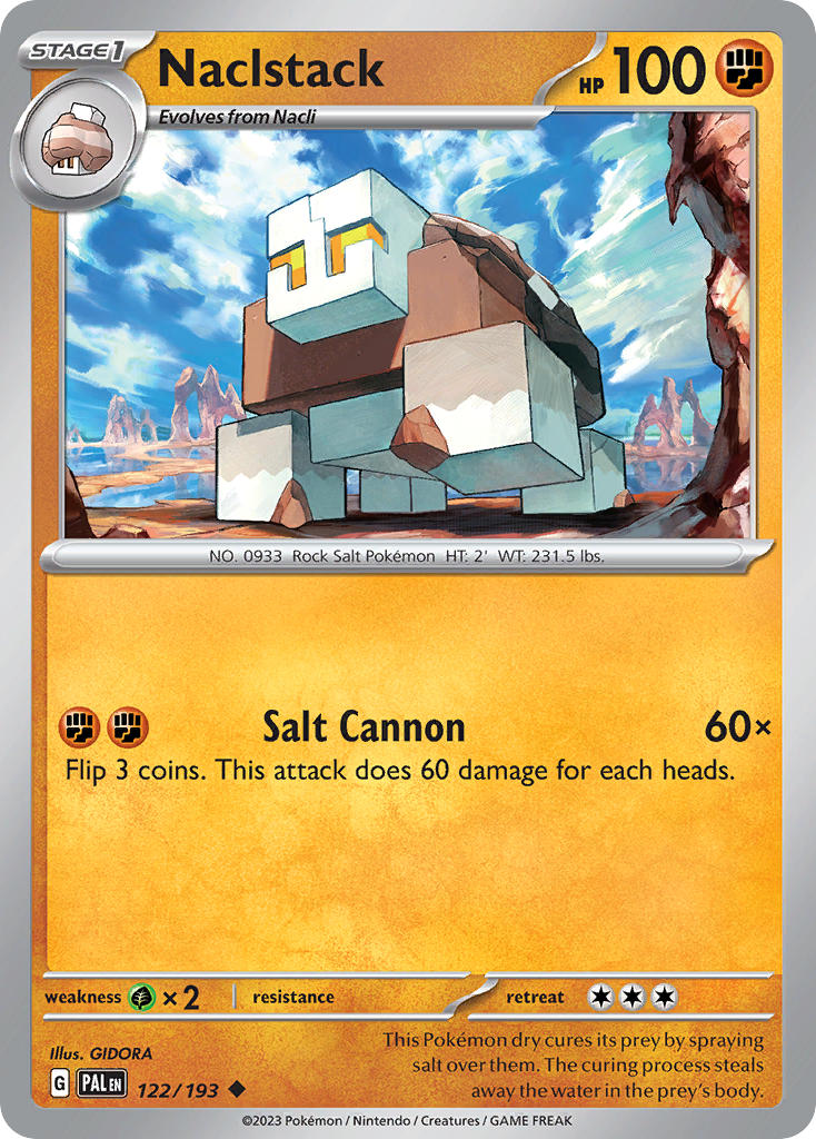 Naclstack⁣ - Paldea Evolved⁣ (Uncommon)⁣ [122] English / Near Mint / Normal