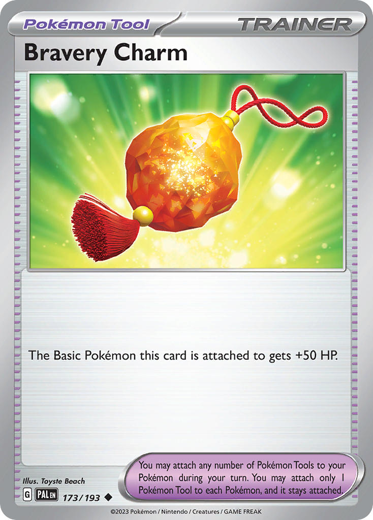 Bravery Charm⁣ - Paldea Evolved⁣ (Uncommon)⁣ [173]