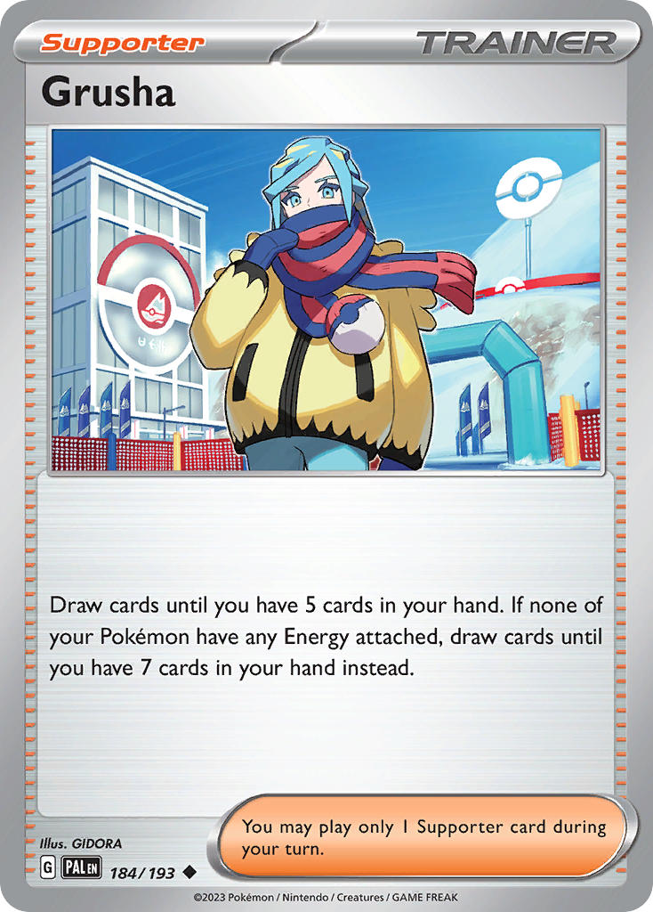 Grusha⁣ - Paldea Evolved⁣ (Uncommon)⁣ [184] English / Near Mint / Reverse-Holo Normal