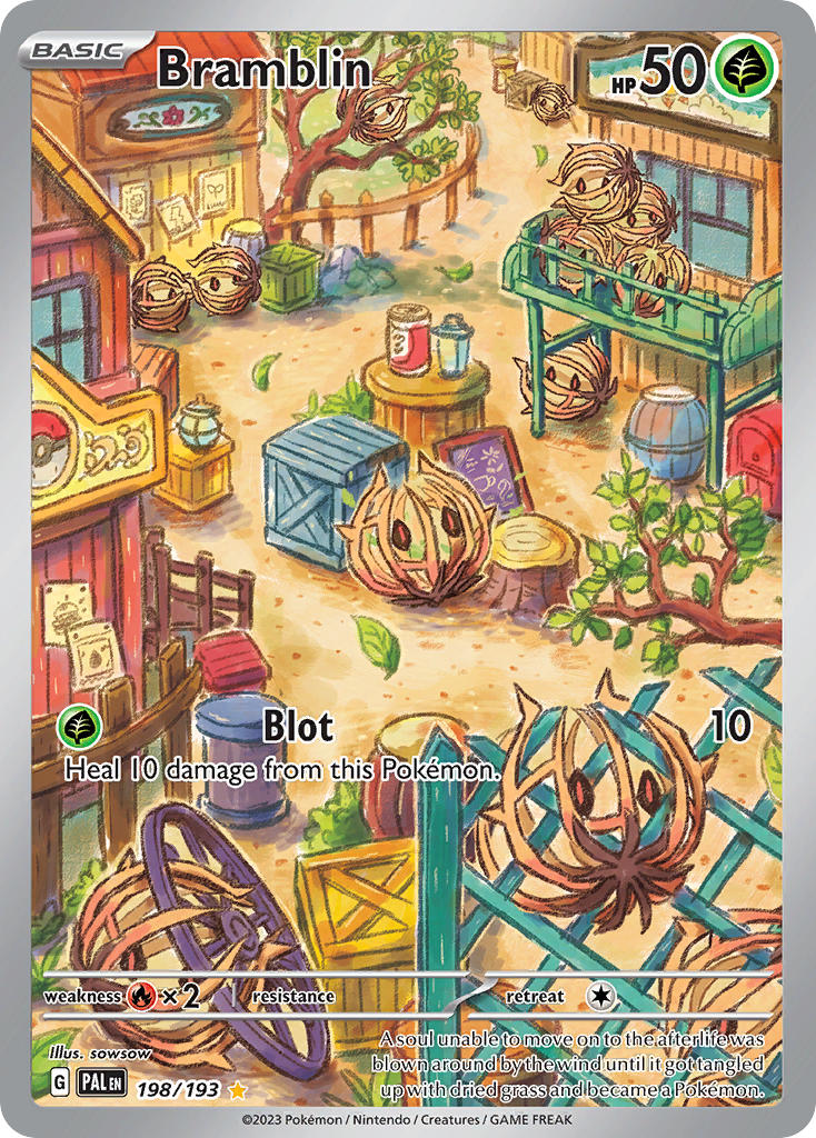 Bramblin⁣ - Paldea Evolved⁣ (Illustration Rare)⁣ [198] English / Near Mint / Normal