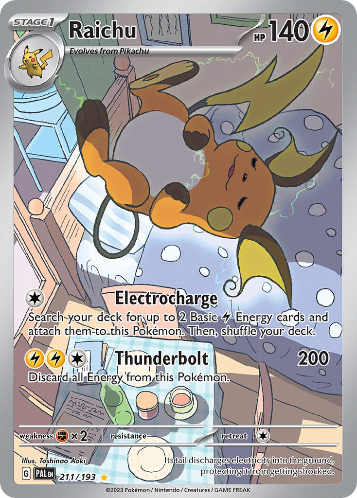 Raichu⁣ - Paldea Evolved⁣ (Illustration Rare)⁣ [211] English / Near Mint / Normal