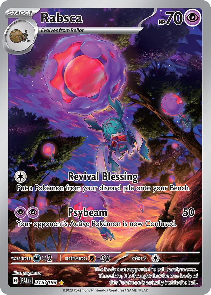 Rabsca⁣ - Paldea Evolved⁣ (Illustration Rare)⁣ [215] English / Near Mint / Normal