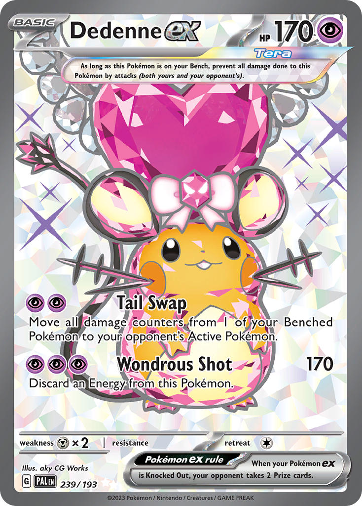 Dedenne ex⁣ - Paldea Evolved⁣ (Ultra Rare)⁣ [239] English / Near Mint / Normal