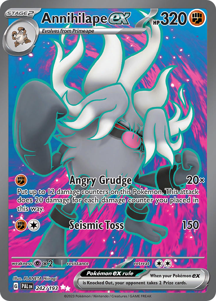 Annihilape ex⁣ - Paldea Evolved⁣ (Ultra Rare)⁣ [242] English / Near Mint / Normal