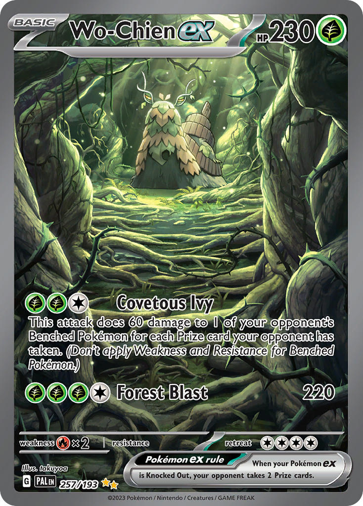 Wo-Chien ex⁣ - Paldea Evolved⁣ (Special Illustration Rare)⁣ [257] English / Near Mint / Normal