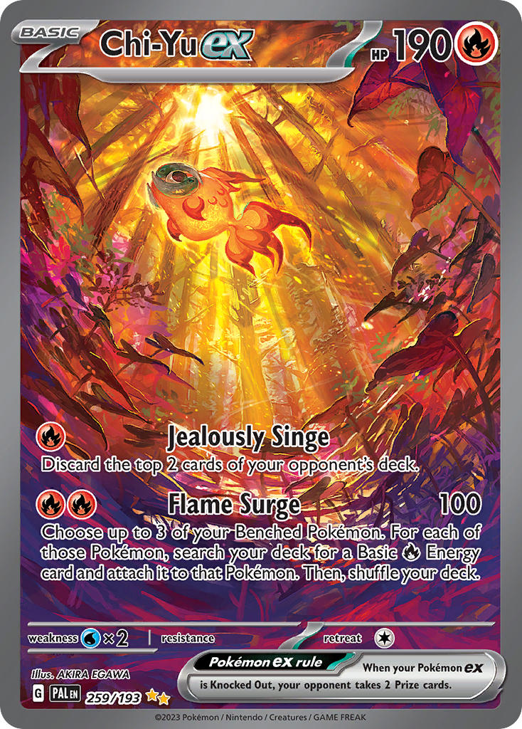 Chi-Yu ex⁣ - Paldea Evolved⁣ (Special Illustration Rare)⁣ [259] English / Near Mint / Normal