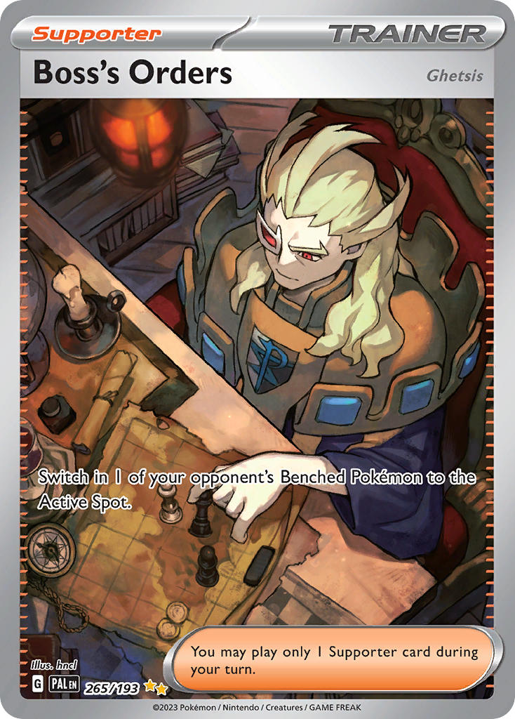 Boss's Orders⁣ - Paldea Evolved⁣ (Special Illustration Rare)⁣ [265] English / Near Mint / Normal