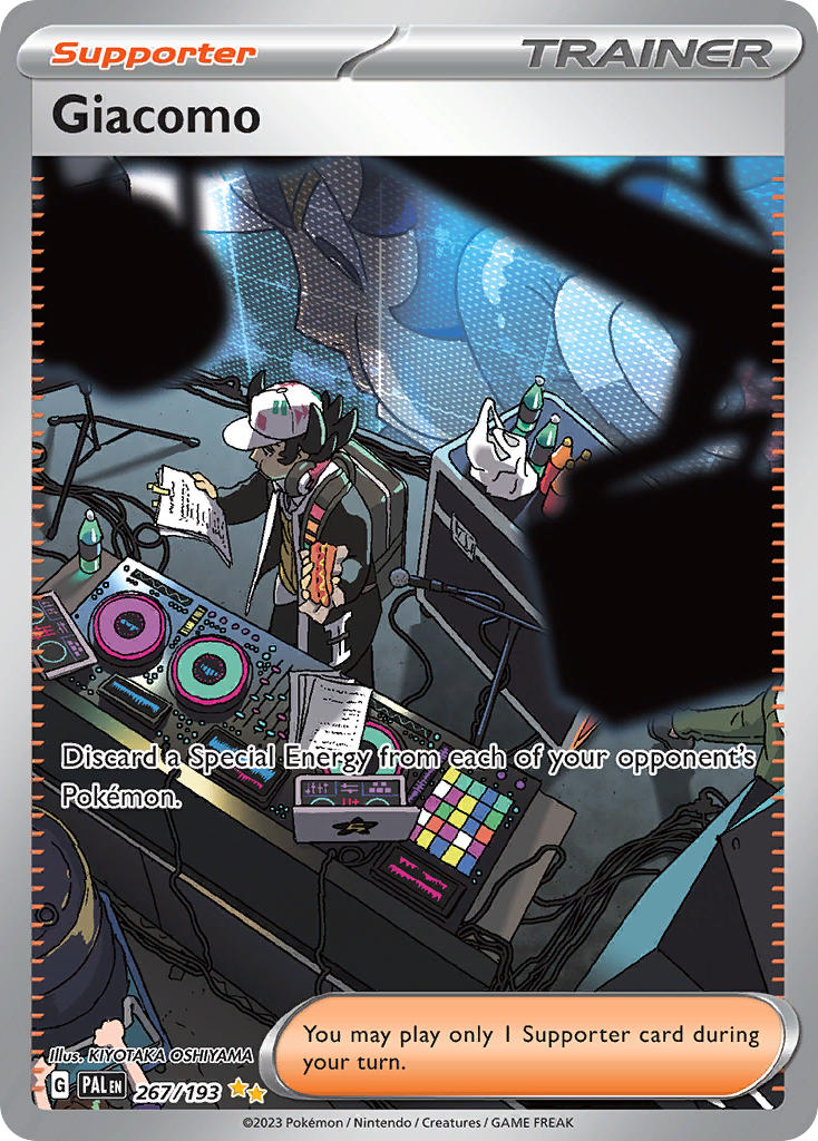 Giacomo⁣ - Paldea Evolved⁣ (Special Illustration Rare)⁣ [267] English / Near Mint / Normal