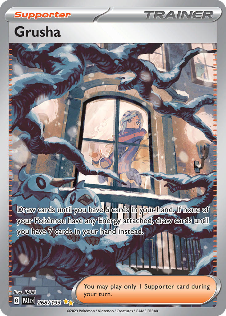 Grusha⁣ - Paldea Evolved⁣ (Special Illustration Rare)⁣ [268] English / Excellent / Normal