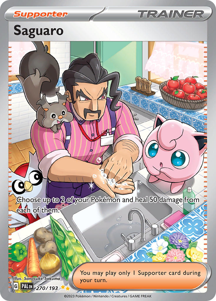 Saguaro⁣ - Paldea Evolved⁣ (Special Illustration Rare)⁣ [270] English / Near Mint / Normal