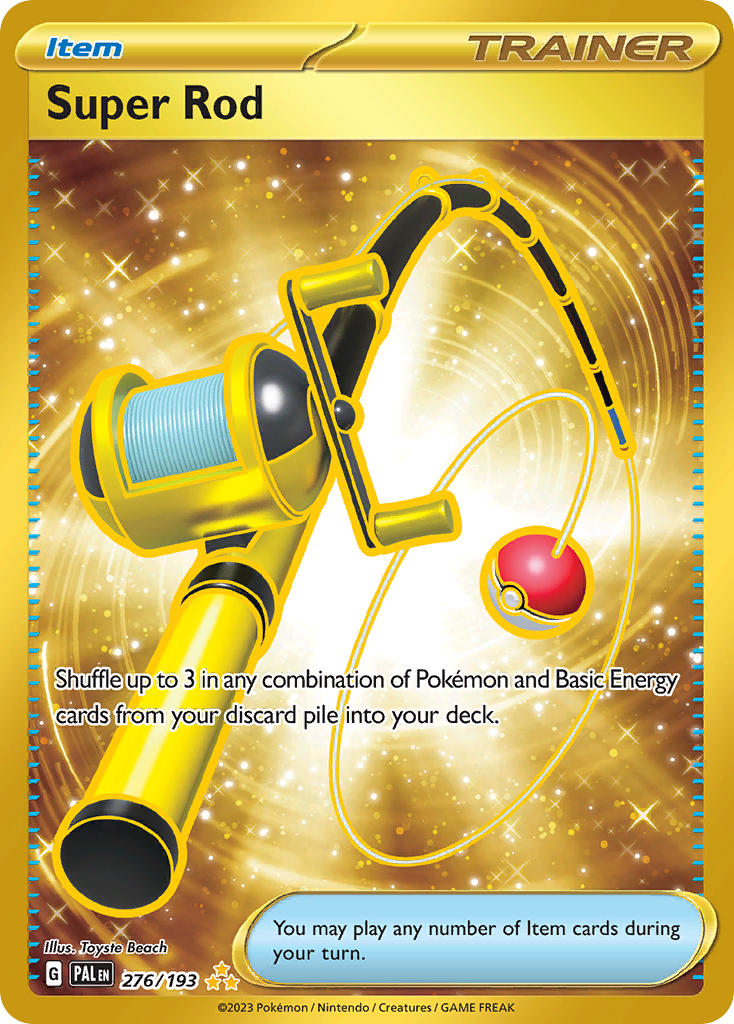 Super Rod⁣ - Paldea Evolved⁣ (Secret Rare)⁣ [276] English / Near Mint / Normal