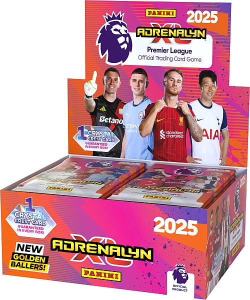 Panini Adrenalyn XL Premier League 2025 PLUS Booster Box Kortspil