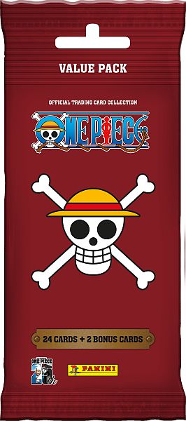Panini: One Piece Samlekort - 25th Anniversary - Fat Pack Booster Pack (24 kort) Kortspil