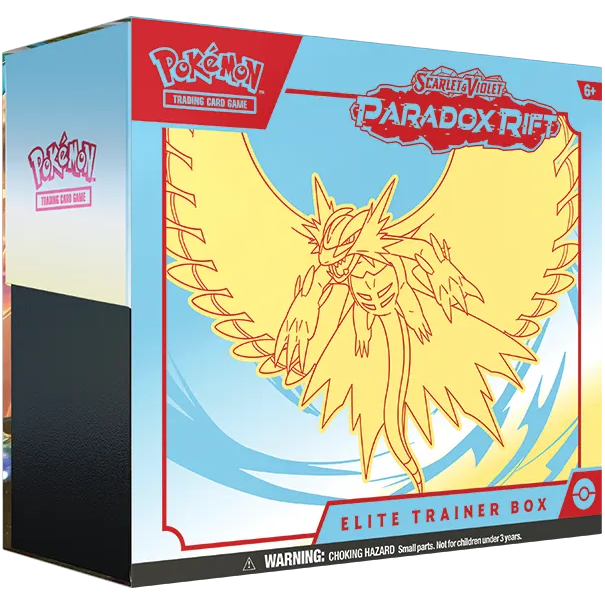 Pokémon TCG: Scarlet & Violet: Paradox Rift - Elite Trainer Box Roaring Moon Kortspil