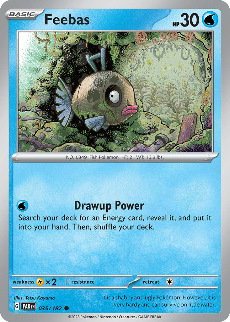 Feebas⁣ - Paradox Rift⁣ (Common)⁣ [035] English / Near Mint / Reverse-Holo Normal