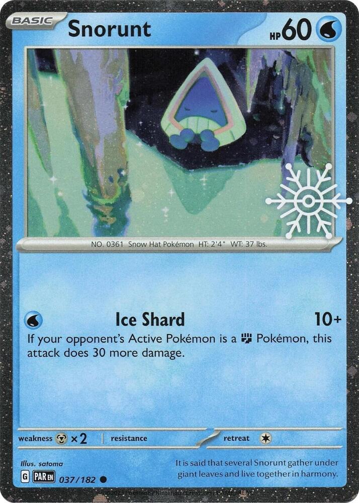 Snorunt - Paradox Rift (Snow Flake Stamp) [037] Kortspil