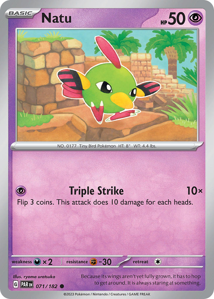 Natu⁣ - Paradox Rift⁣ (Common)⁣ [071] English / Near Mint / Reverse-Holo Normal