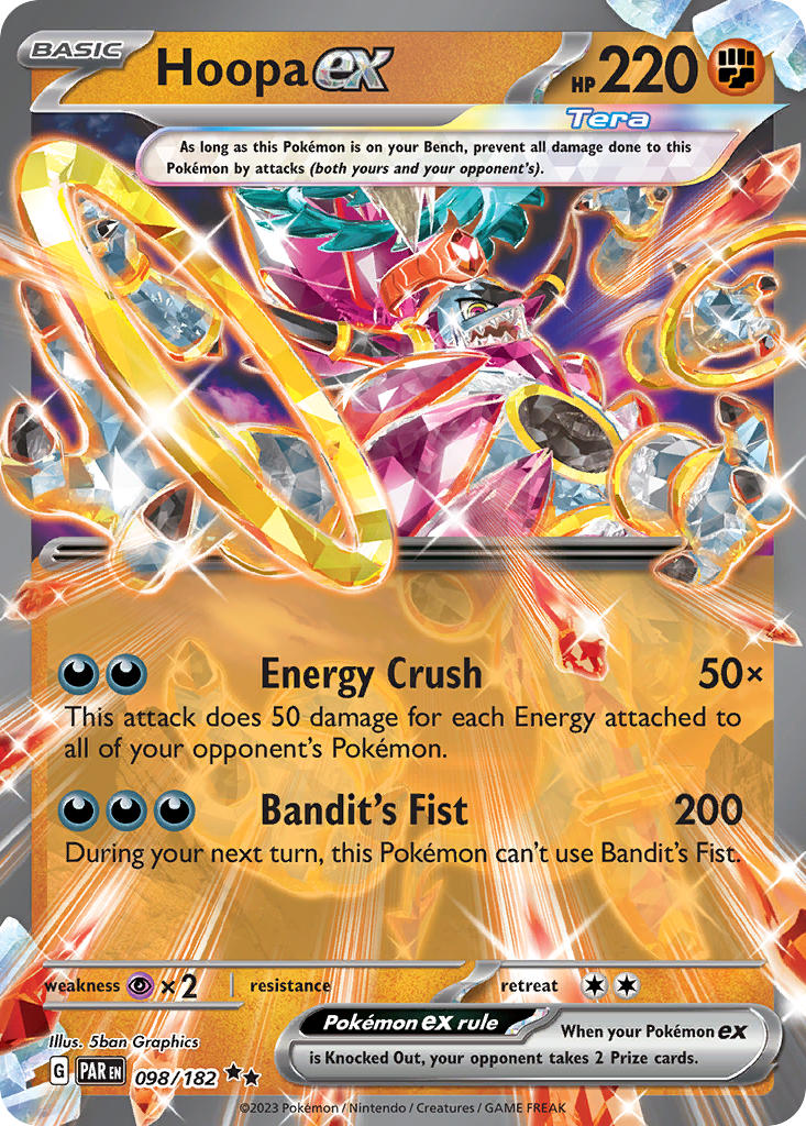 Hoopa ex⁣ - Paradox Rift⁣ (Double Rare)⁣ [098] English / Near Mint / Normal