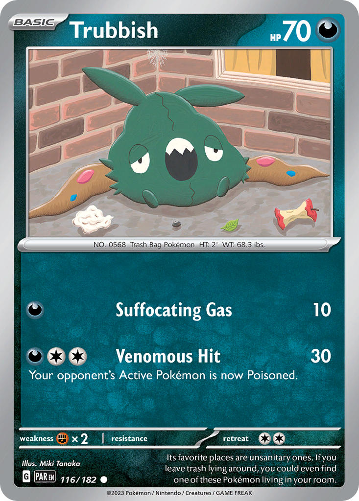 Trubbish⁣ - Paradox Rift⁣ (Common)⁣ [116] English / Near Mint / Reverse-Holo Normal