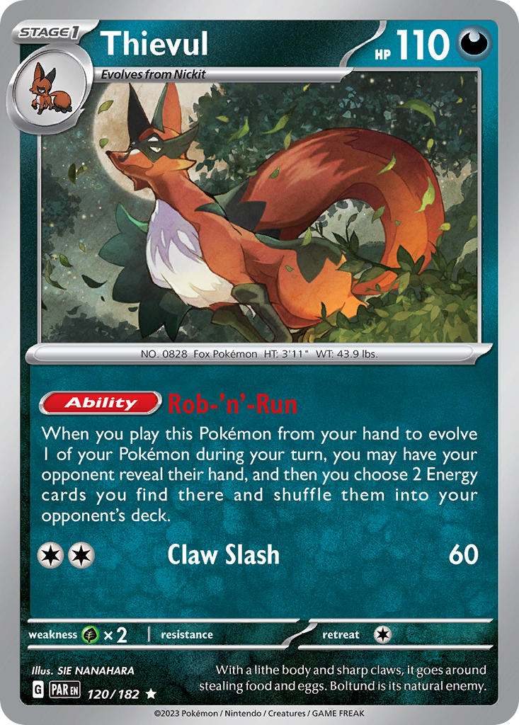Thievul⁣ - Paradox Rift⁣ (Rare)⁣ [120] English / Near Mint / Reverse-Holo Normal