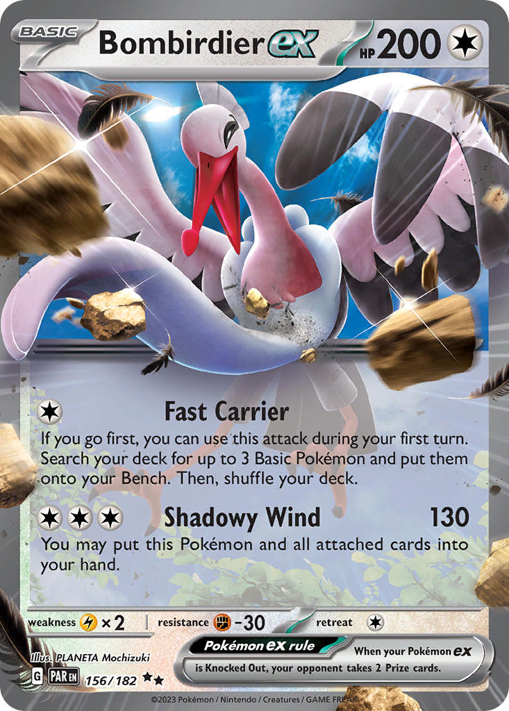 Bombirdier ex⁣ - Paradox Rift⁣ (Double Rare)⁣ [156] English / Near Mint / Normal