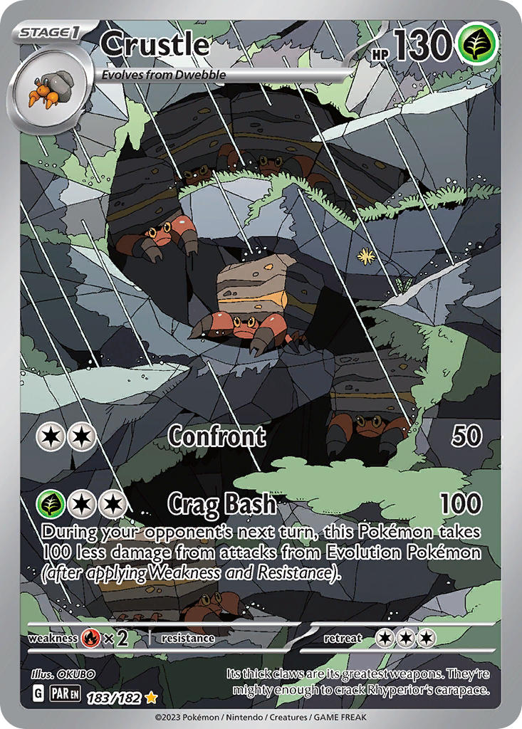 Crustle⁣ - Paradox Rift⁣ (Illustration Rare)⁣ [183] English / Near Mint / Normal
