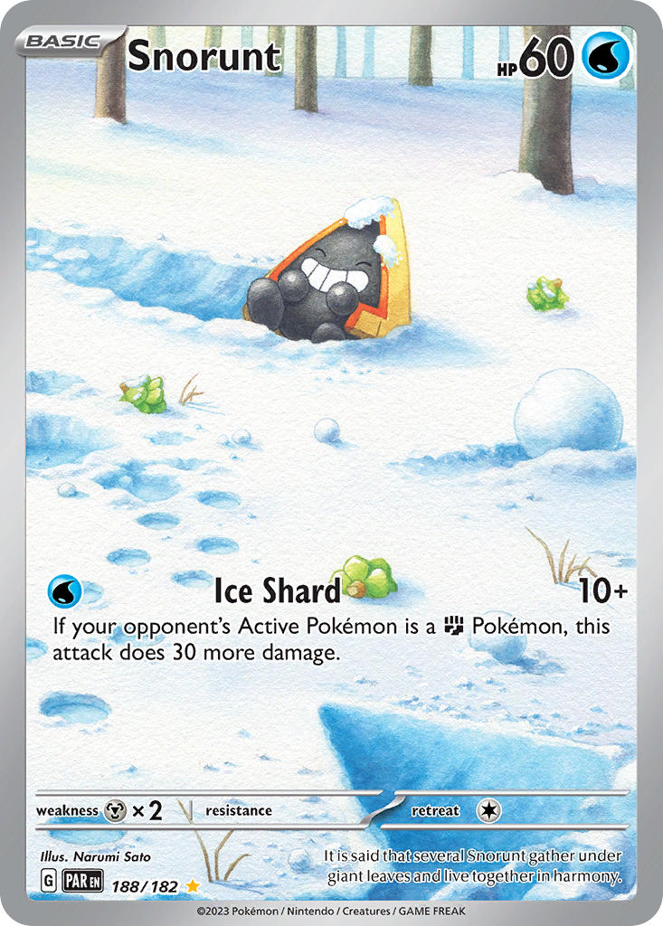 Snorunt⁣ - Paradox Rift⁣ (Illustration Rare)⁣ [188] English / Near Mint / Normal