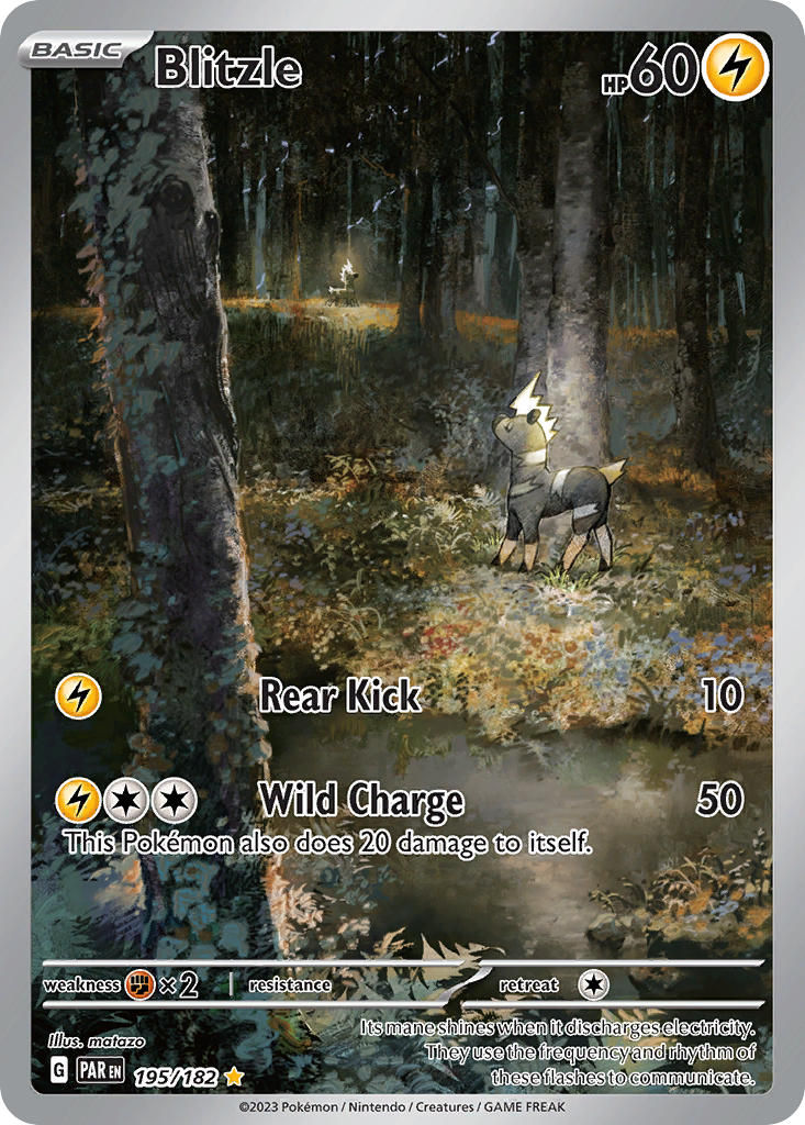 Blitzle⁣ - Paradox Rift⁣ (Illustration Rare)⁣ [195] English / Near Mint / Normal