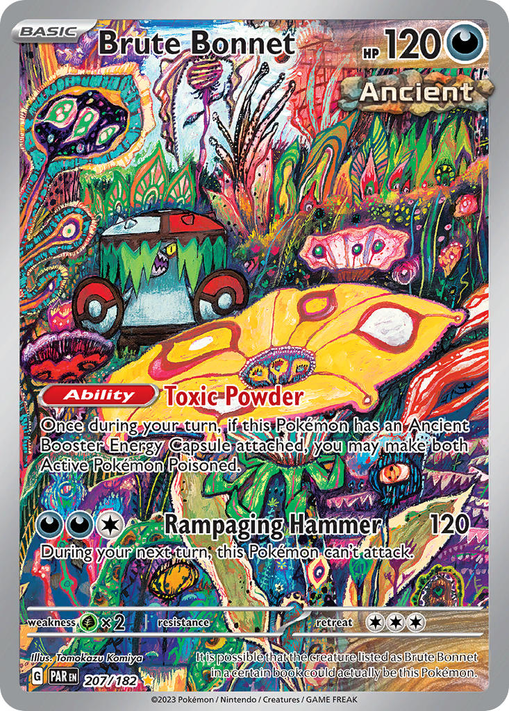 Brute Bonnet⁣ - Paradox Rift⁣ (Illustration Rare)⁣ [207] English / Near Mint / Normal
