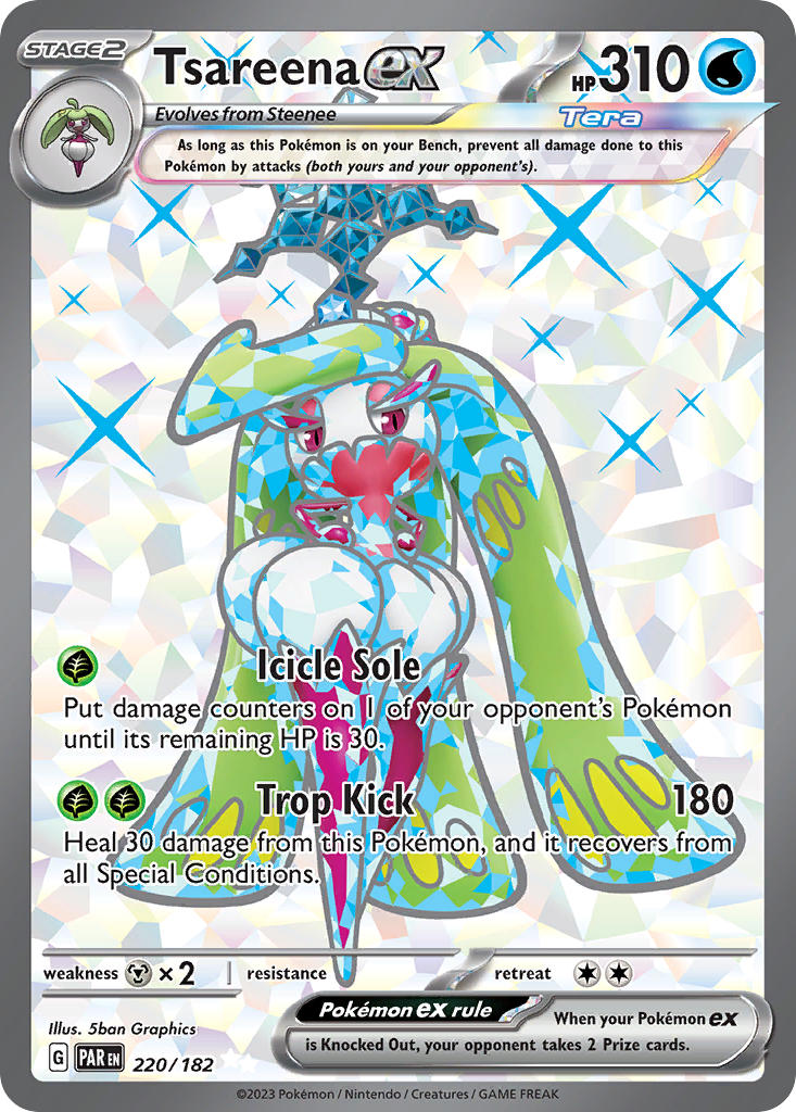 Tsareena ex⁣ - Paradox Rift⁣ (Ultra Rare)⁣ [220] English / Near Mint / Normal