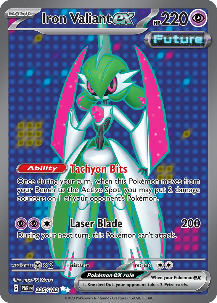 Iron Valiant ex⁣ - Paradox Rift⁣ (Ultra Rare)⁣ [225] English / Excellent / Normal
