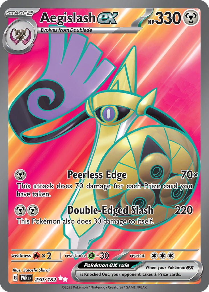 Aegislash ex⁣ - Paradox Rift⁣ (Ultra Rare)⁣ [230] English / Near Mint / Normal