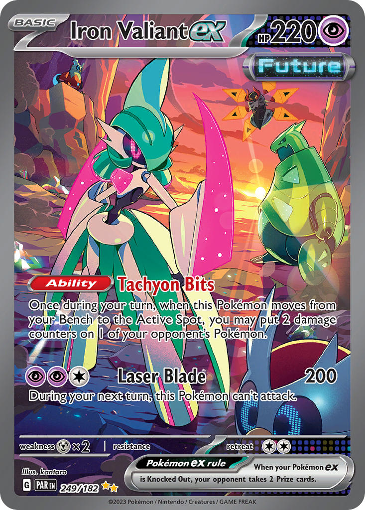 Iron Valiant ex⁣ - Paradox Rift⁣ (Special Illustration Rare)⁣ [249] English / Near Mint / Normal