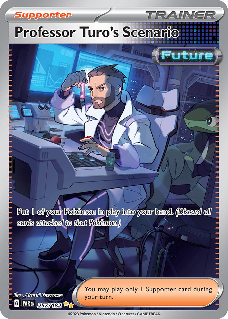 Professor Turo's Scenario⁣ - Paradox Rift⁣ (Special Illustration Rare)⁣ [257] English / Near Mint / Normal