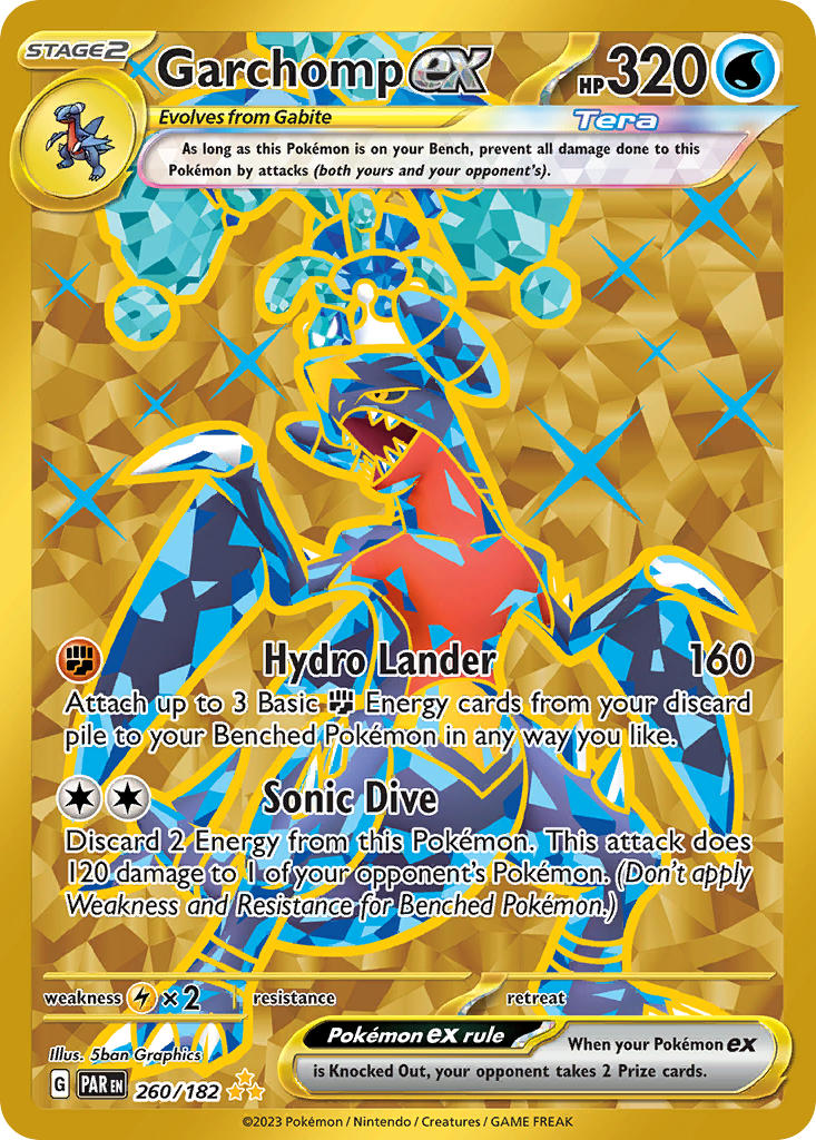 Garchomp ex⁣ - Paradox Rift⁣ (Secret Rare)⁣ [260] English / Near Mint / Normal