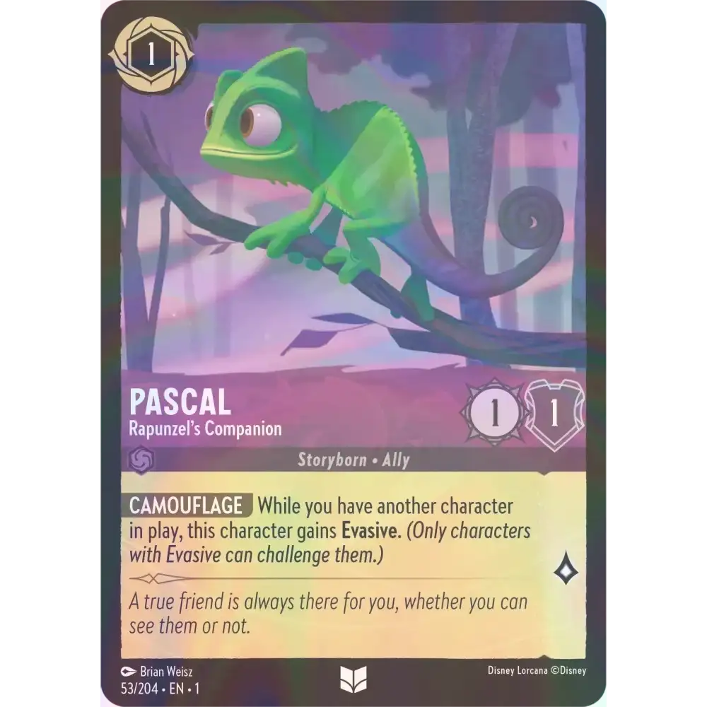 Pascal - Rapunzel’s Companion - Foil (Uncommon) - 53/204