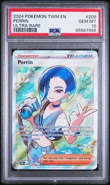 perrin pokemon card full art SR 087/066 - Extended Artwork PSA Case Celebrate the legacy of your favorite tabletop game with this Perrin 2024 Pokemon Crimson Haze Japanese Special Art Rare Trainer #92 CGC Authenticated 10 Card Pokmon TCG  Perrin 209/167