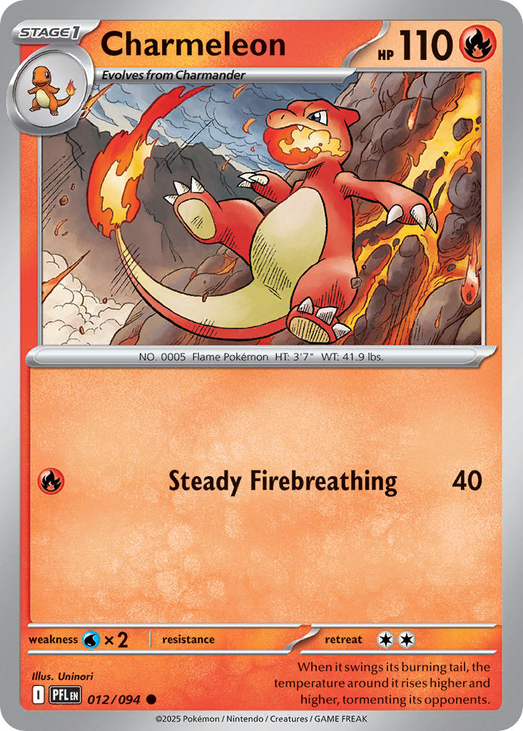 Charmeleon - Phantasmal Flames (Common) [PFL-012] English / Near Mint / Normal