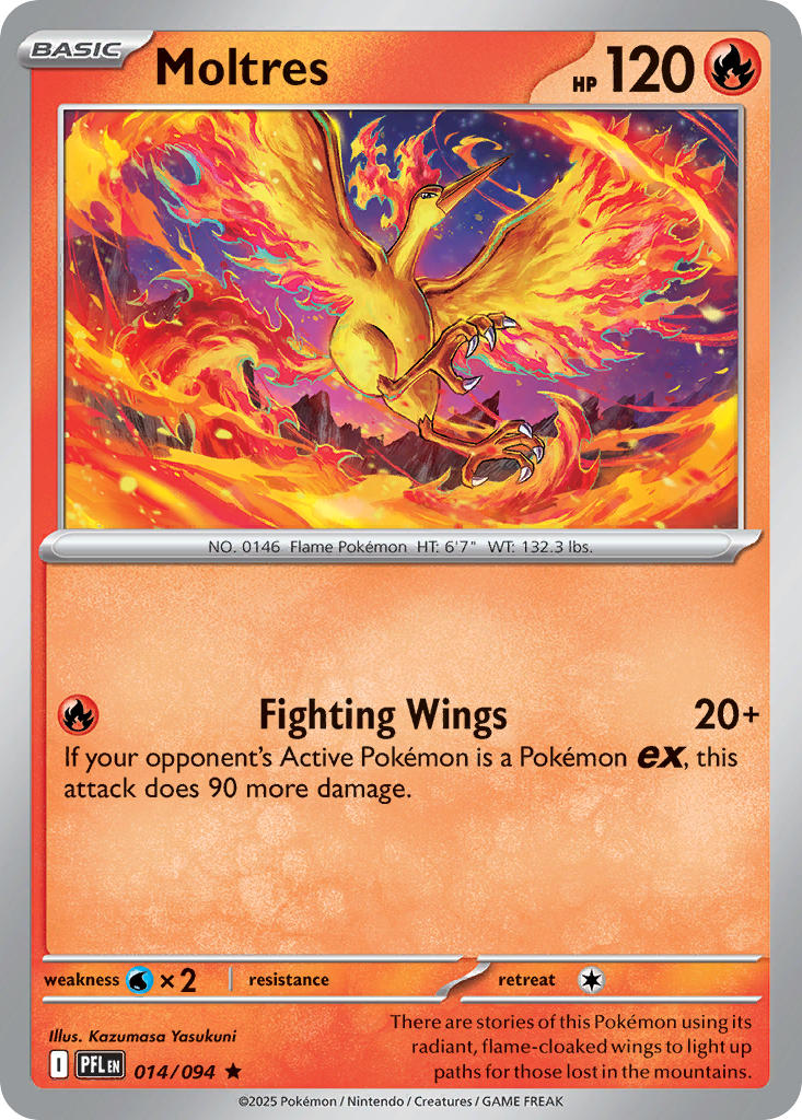 Moltres - Phantasmal Flames (Uncommon) [PFL-014] English / Near Mint / Normal